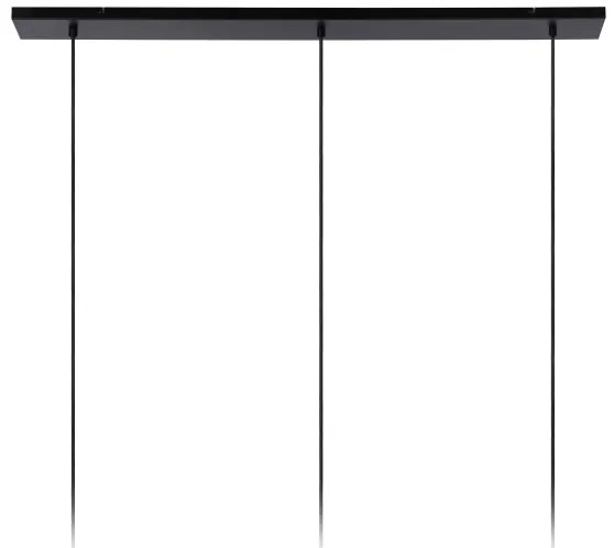 Lucide 45494/03/65 - Csillár zsinóron JOANET 3xE27/40W/230V fekete