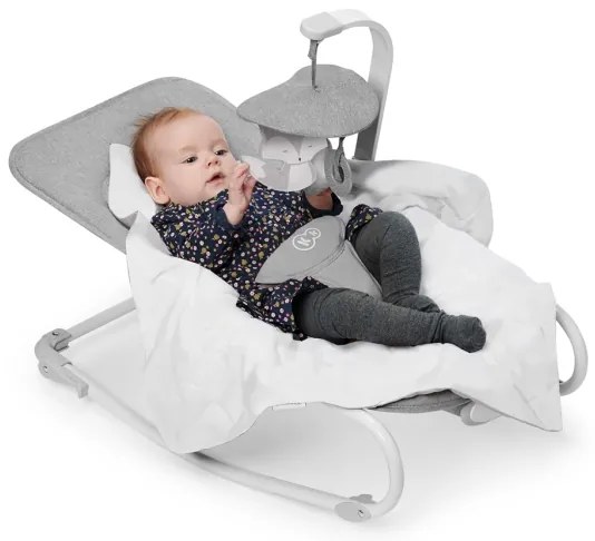 KINDERKRAFT - Baba vibrációs ringató dallammal FELIO 2 szürke