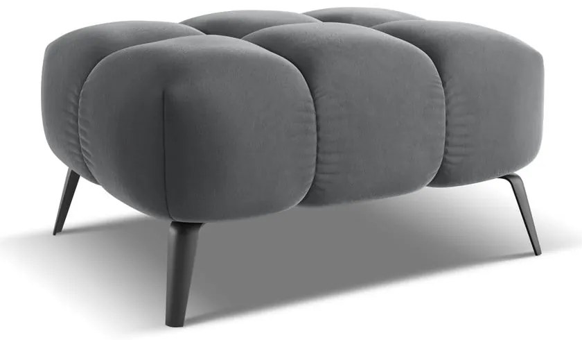 Szürke bársony lábtartó Nalu – Makamii