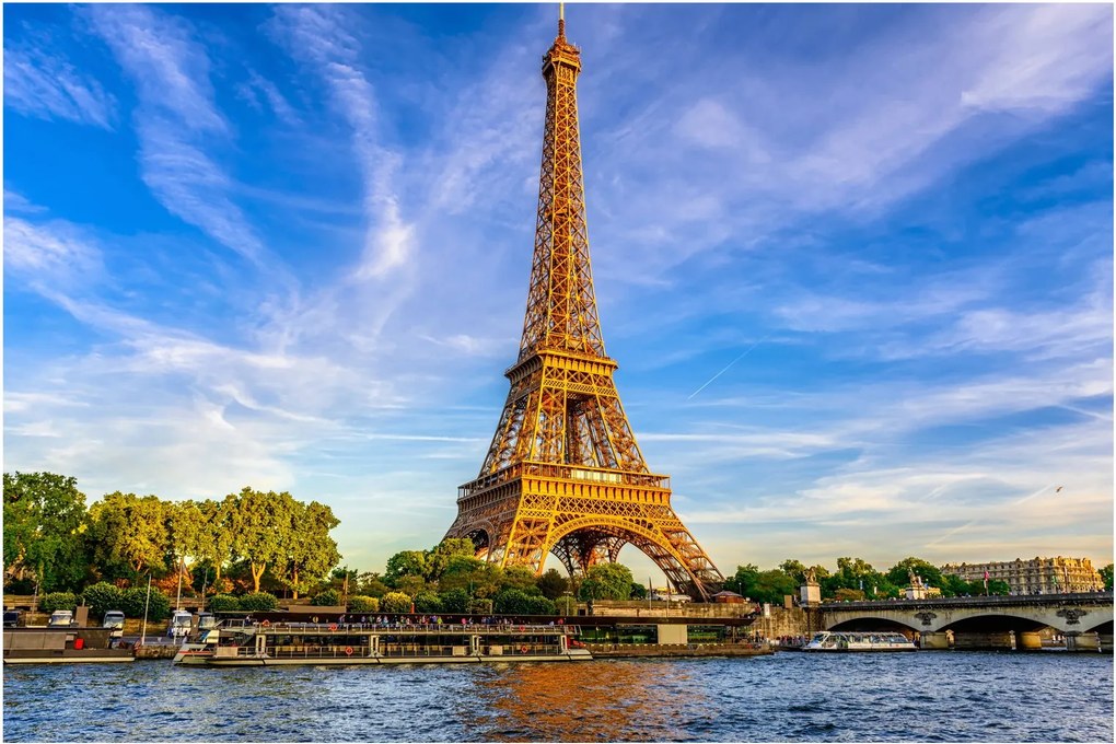 Kép - Eiffel-torony (90x60 cm)