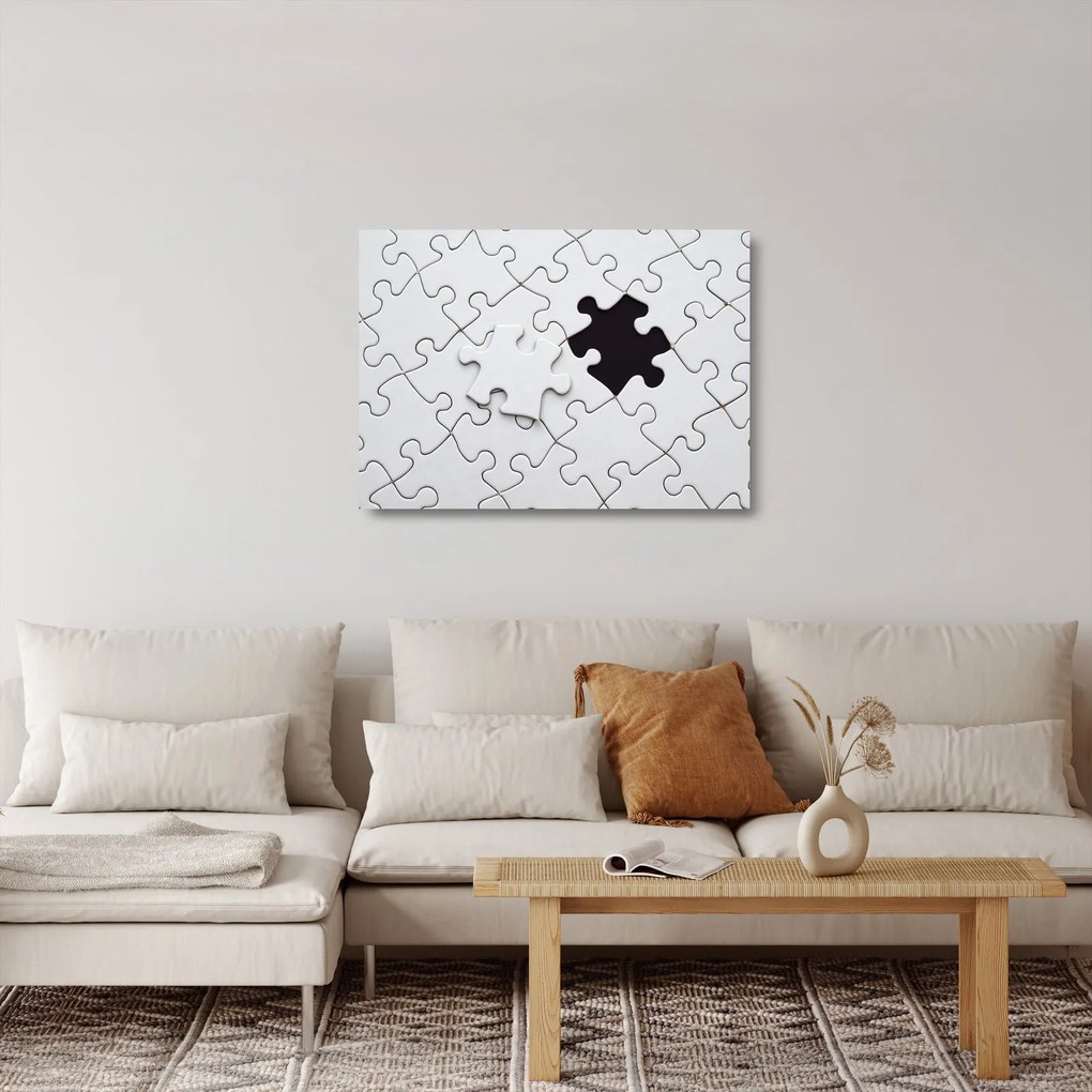 Puzzle képe (üvegen) (70x50 cm)