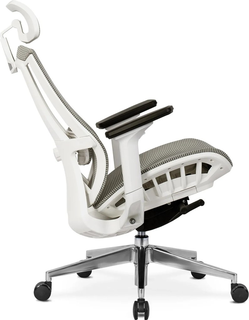 Forgószék ergonomikus kialakítással, bézs színben. SKY