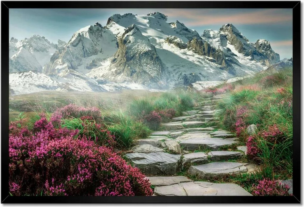 Poszterek keretben 60x40 Hegyi kilátás