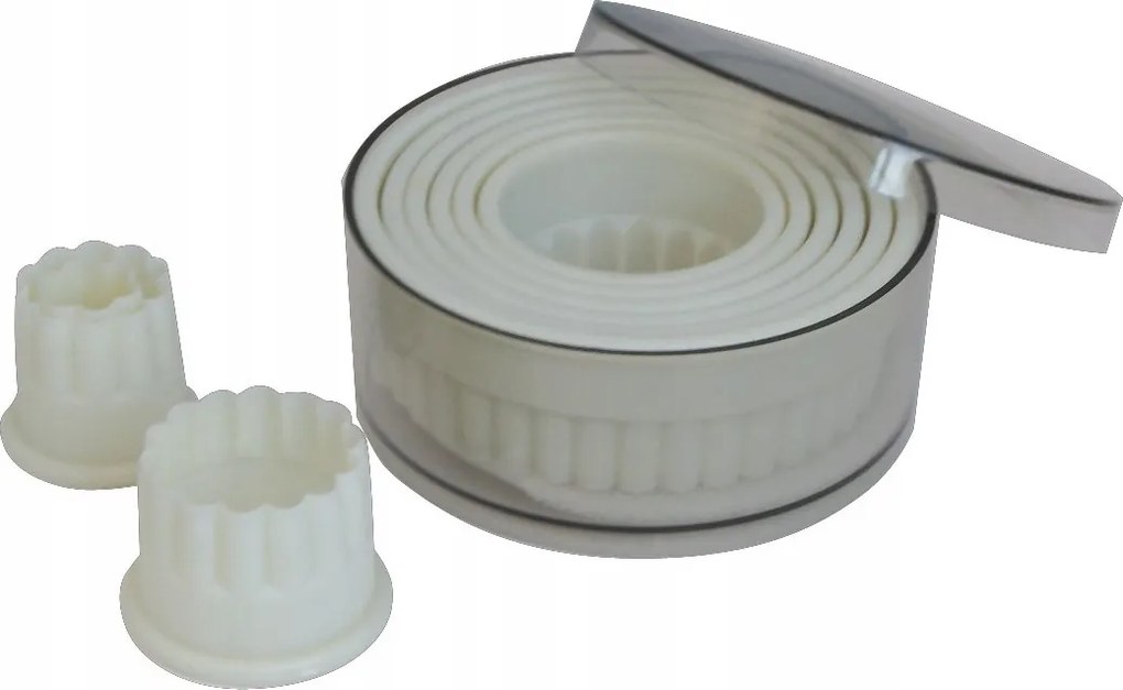 de Buyer Kerek hullámos vágógép 9db Üvegszál