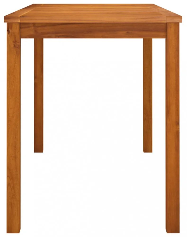 tömör akácfa kerti asztal 110 x 55 x 67 cm