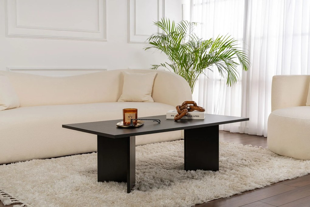 Dohányzóasztal Sabin - Wood Black