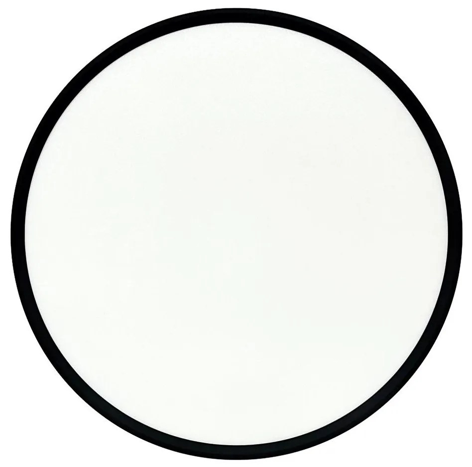 LED mennyezeti lámpa LED/40W/230V 3000/4000/6500K Ø 50 cm fekete