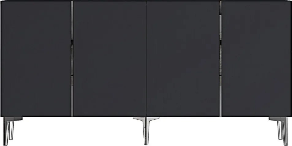 Poli 150 - Anthracite, Silver