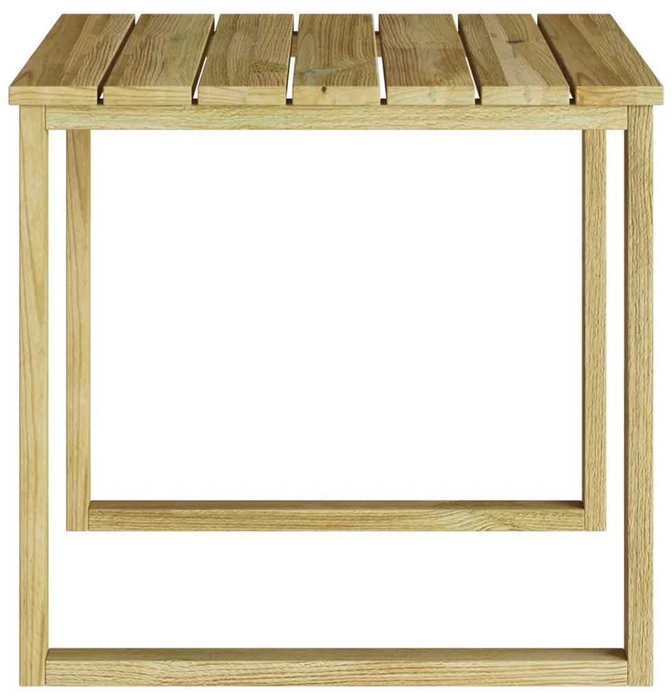Napágyasztal 50.5x50.5x46 cm Impregnált fenyőfa