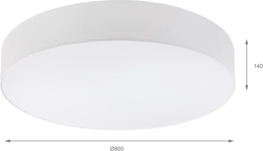 Brilagi - LED mennyezeti lámpa SIRIJA 6×E27/15W/230V Ø 80 cm fehér