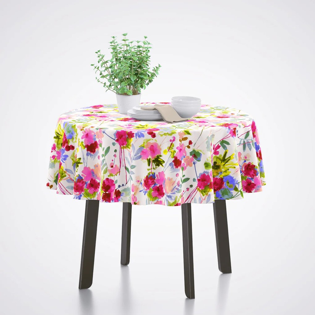 Kerek Abrosz Étkezőasztalhoz, Átmérője 140 CM.