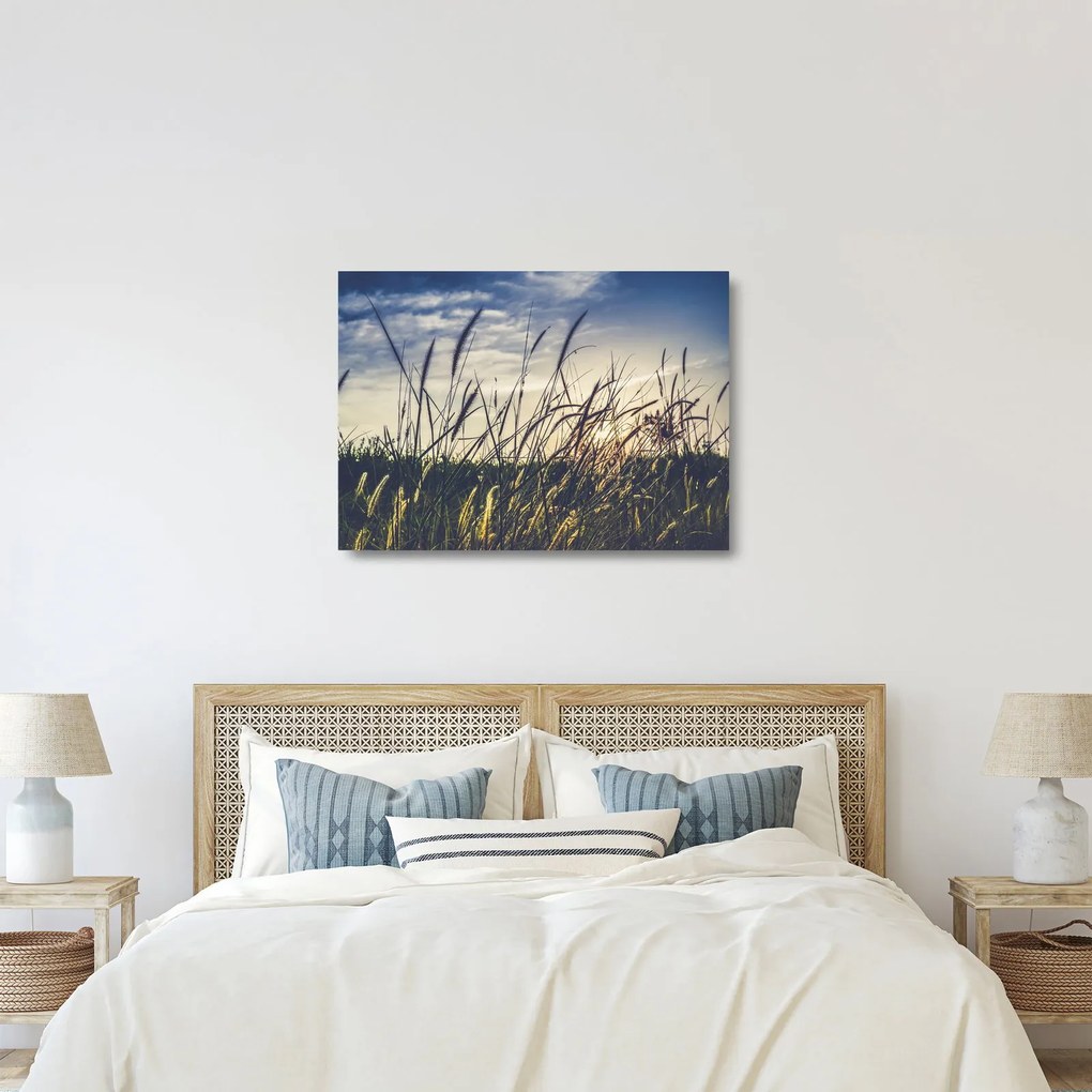 Réti virágok képe (üvegen) (70x50 cm)