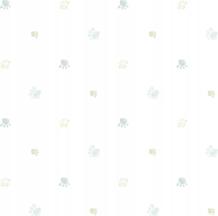 Papír Tapéta A Gyerekek Szobájába Állat Mancsokkal