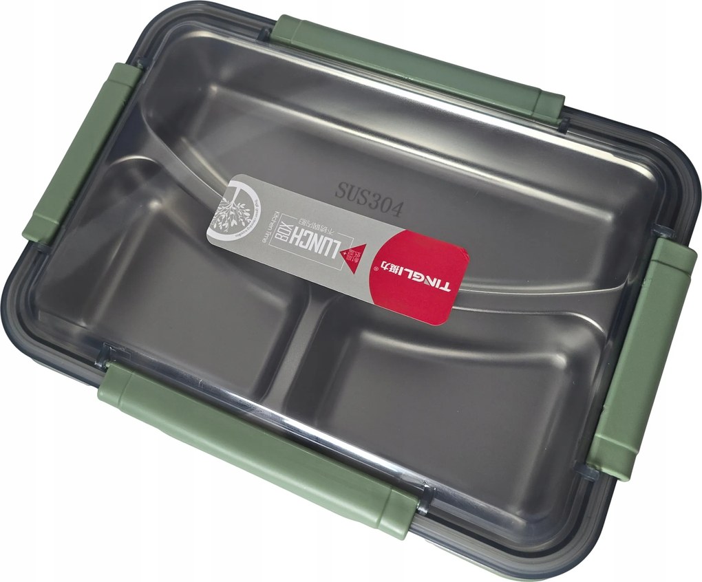 Ebéddoboz Prémium Uzsonnás Doboz 880ml Rozsdamentes Acél