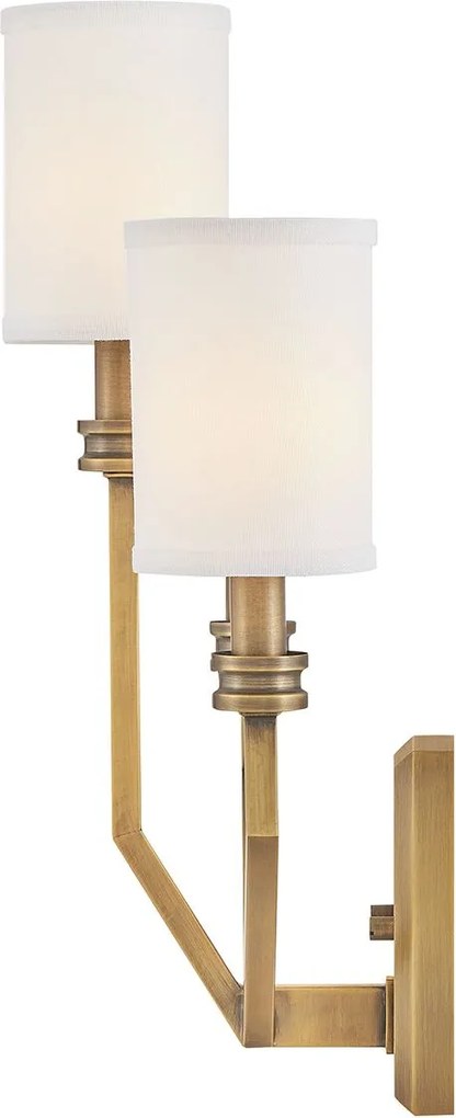 Hinkley lighting klasszikus fali lámpa moore fehér sárgaréz elshk-moore-wb3-hb