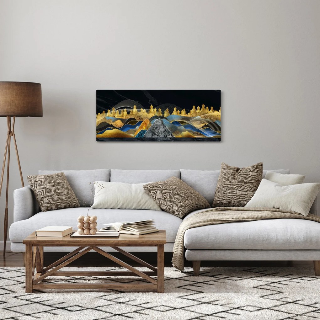Kép - Arany hegyek (120x50 cm)