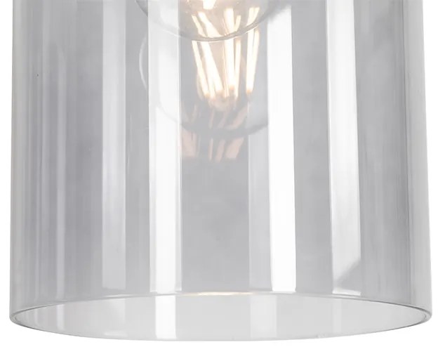 Vintage lógólámpa fekete füstüveggel - Vidro