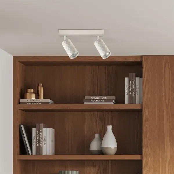 Brilagi - Irányítható spotlámpa SELE DIAMANT 2xGU10/30W/230V fehér