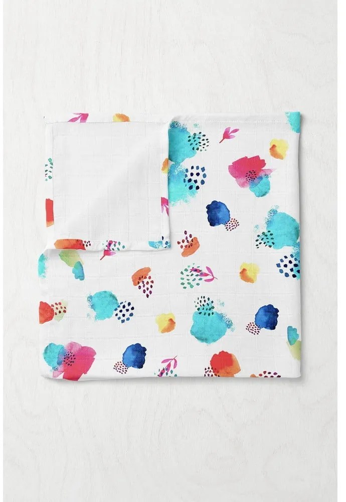 Fehér muszlin gyerek takaró 75x100 cm Summer – Mijolnir