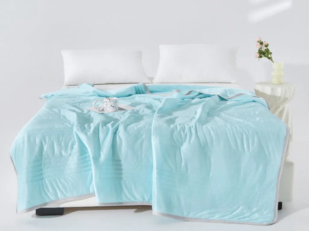 Hűsítő nyári paplan CELIA, mentás Méret: 200 x 220 cm