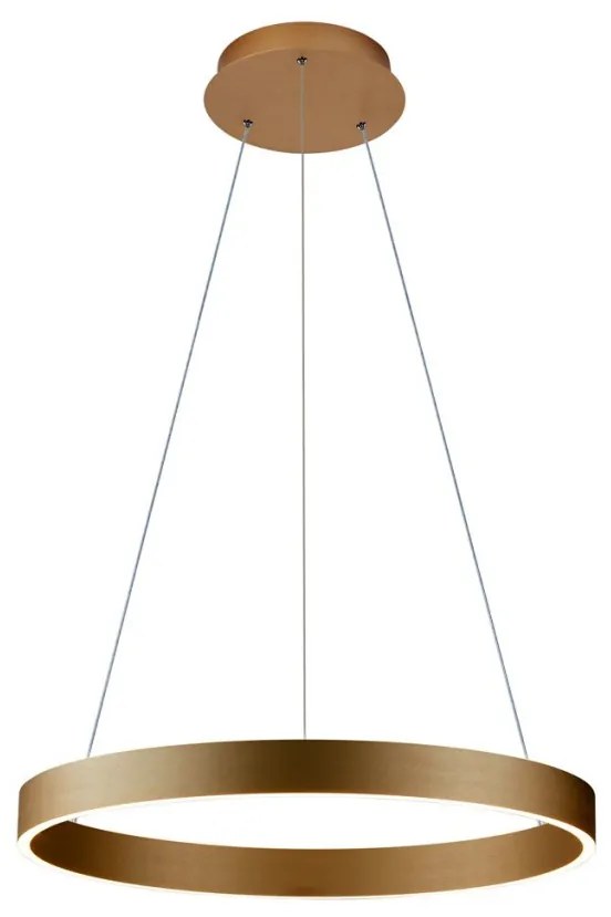 ITALUX 5902854537969 BRASCO Modern Led Függesztett Lámpa Fehér, Arany LED IP20