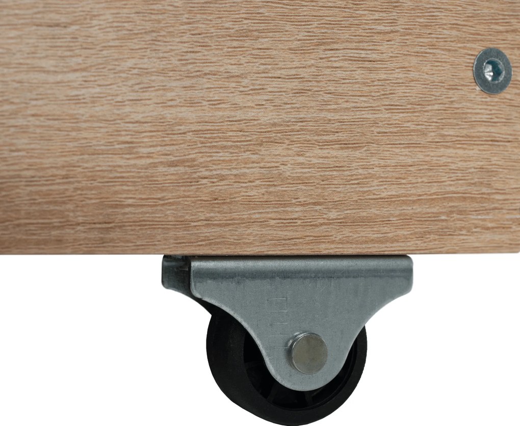 Egyszemélyes ágy 1S/90, sonoma tölgyfa, TEYO