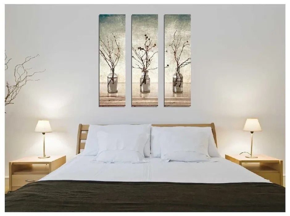 Vases3 részes vászon fali kép
