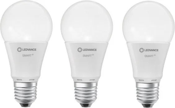 KÉSZLET 3x LED RGBW Dimmelhető izzó SMART+ E27/9W/230V 2700K-6500K - Ledvance