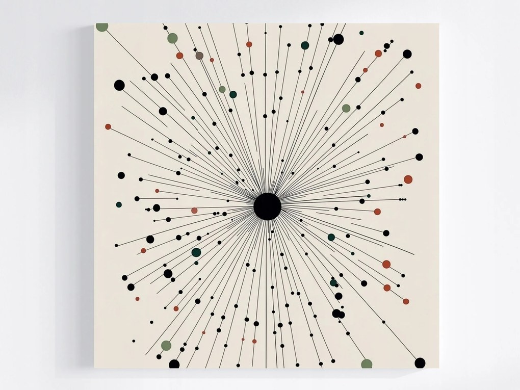 Vászonkép Canvas Grafika Geometria Absztrakt Nap 80x80