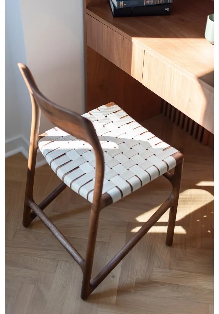 Barna-krémszínű étkezőszék Fawn – Gazzda