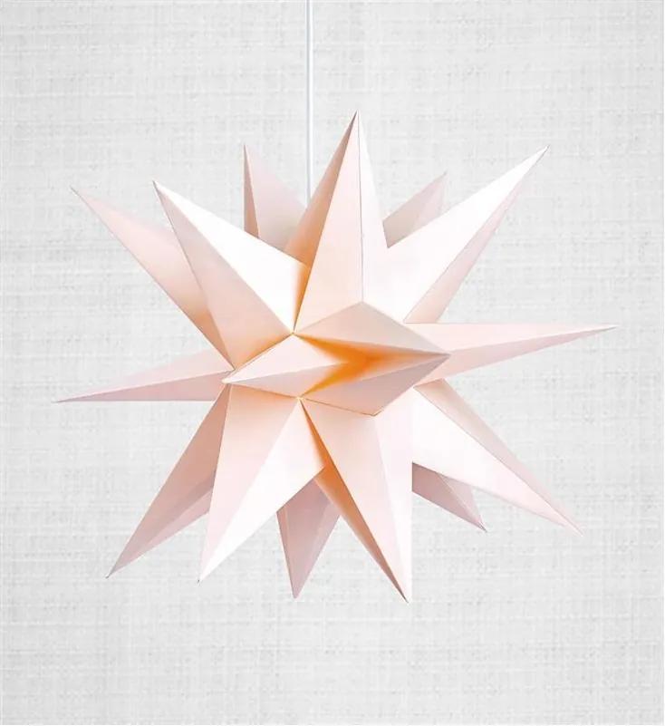 Skillinge rózsaszín világító csillag, ø 50 cm - Markslöjd