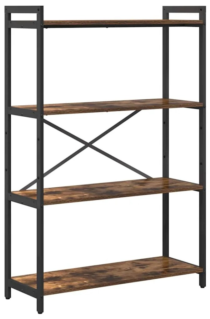 Könyvszekrény Füstölt tölgy 80 x 30 x 118 cm Faanyag