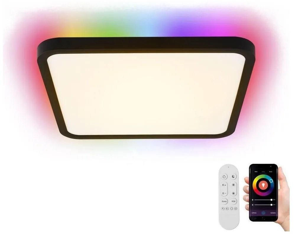 Immax Neo Immax NEO 07167-B40-LED RGBCCT 50W Wi-Fi Tuya dimmelhető lámpa fekete+DO IM1182
