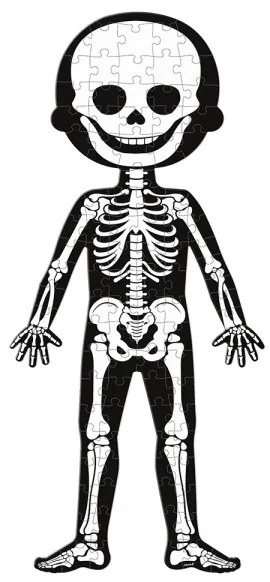 Janod - Gyerek oktató puzzle 225 db Emberi test