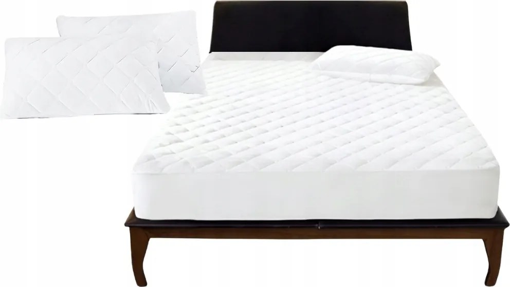 Matracvédő Vízálló Huzat 90x200x30 2x Párnahuzat 48x74