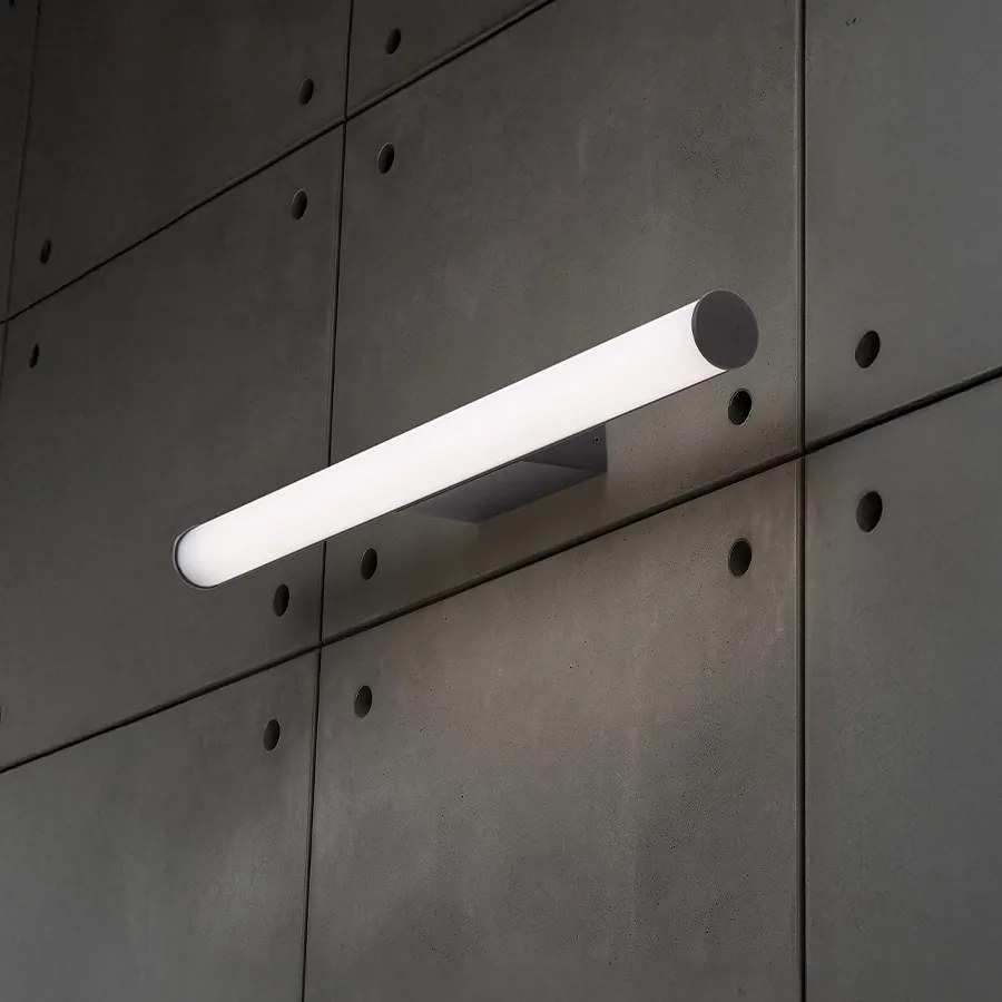 RENDL CASSAMBA 60 fali lámpa fekete opálakril 230V LED 12W IP44 3000K 4000K