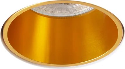 RENDL DAYTONA rögzített lámpa gipsz/szálcsiszolt sárgaréz 230V LED GU10 8W