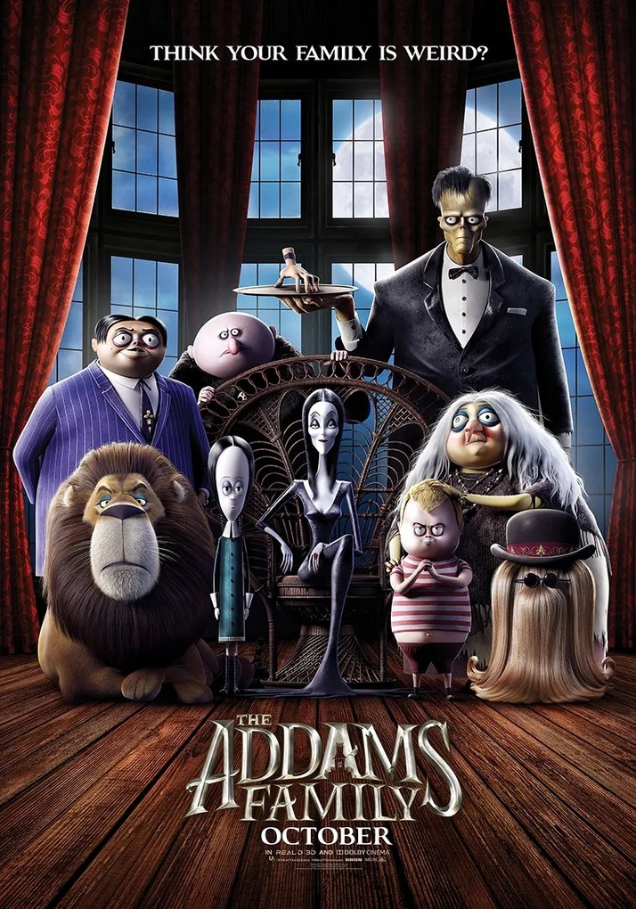 Filmposzter The Addams Family (2019) Addams Family 91,5x61cm #757
