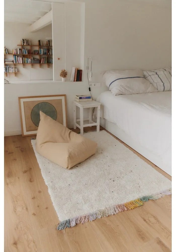 Világossárga gyerek babzsák Cleo Light Honey – Lorena Canals