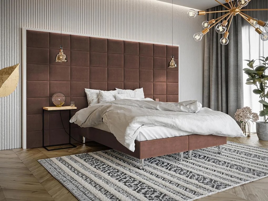 Kárpitozott fali panel Pazara 40x30 cm (öko-bőr soft 017 (fehér). 1054381
