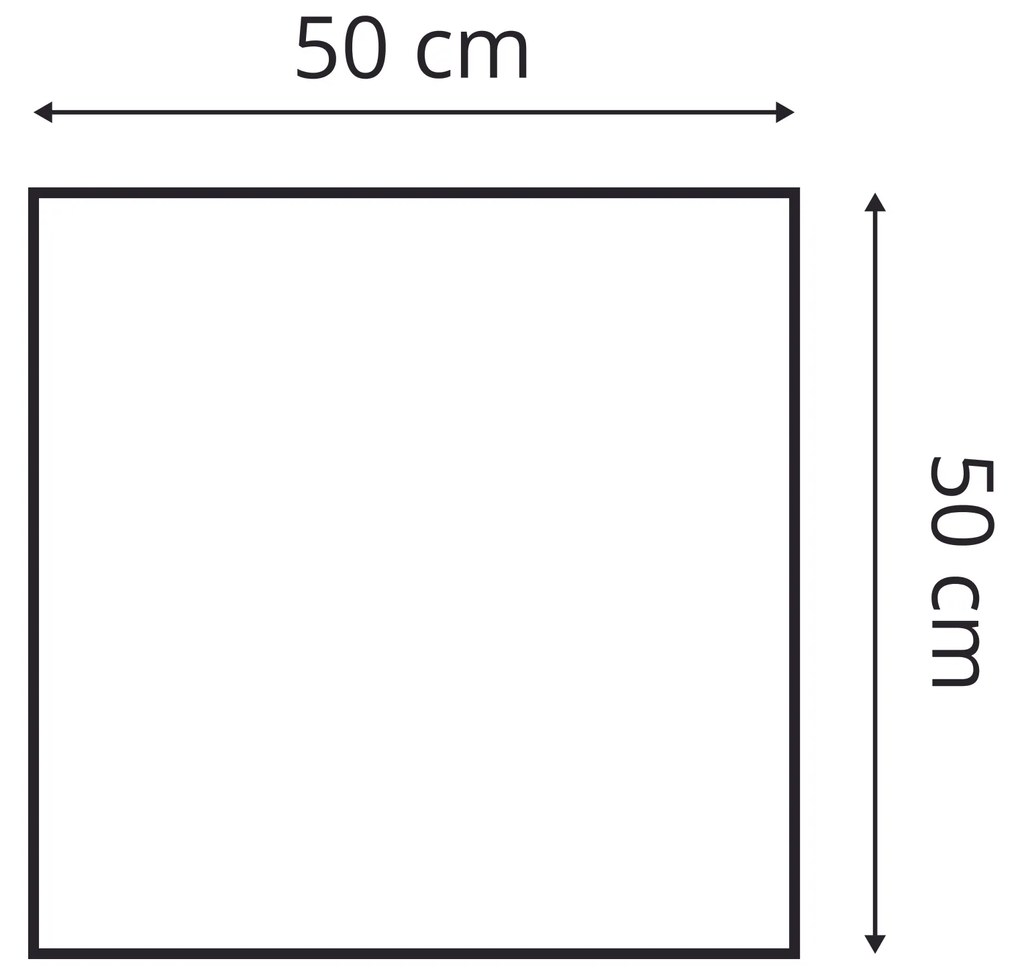 Kárpitozott panel - Négyzet - 50x50cm Szín: Mézsárga