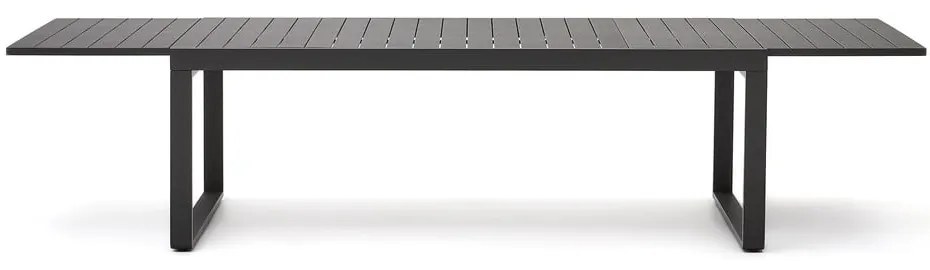 Fém kerti étkezőasztal 100.5x220 cm Galdana – Kave Home