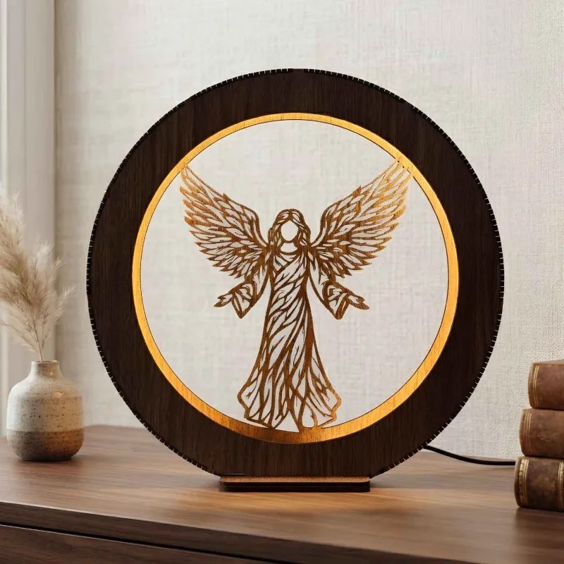 LED lámpa Angel of Light – Modern dekoráció háttérvilágítással | RAFAELL