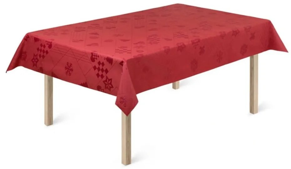 Damaszt asztalterítő karácsonyi mintával 150x220 cm Natale – Rosendahl