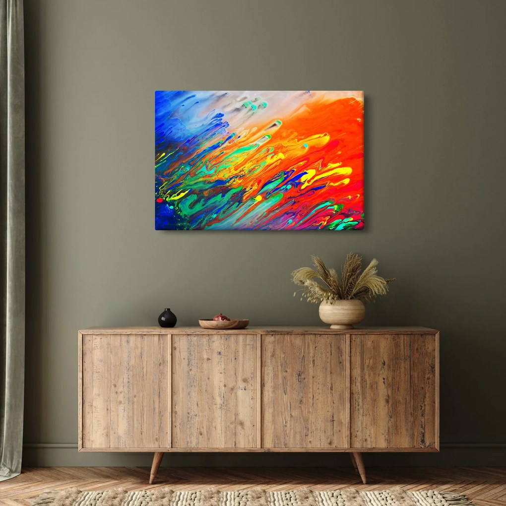 Kép - Színes absztrakció (90x60 cm)