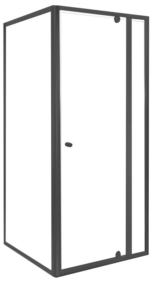 Flexi 80x80 cm sarokba szerelhető szögletes zuhanykabin zuhanytálca nélkül