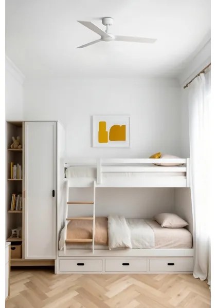 FARO 34295WT - Mennyezeti ventilátor RUDDER S fehér átm. 106 cm WT + távirányítás