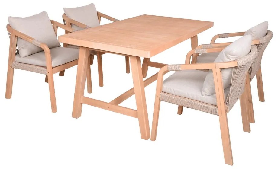 Akácfa kerti étkezőasztal 85x150 cm Bogota – Garden Pleasure
