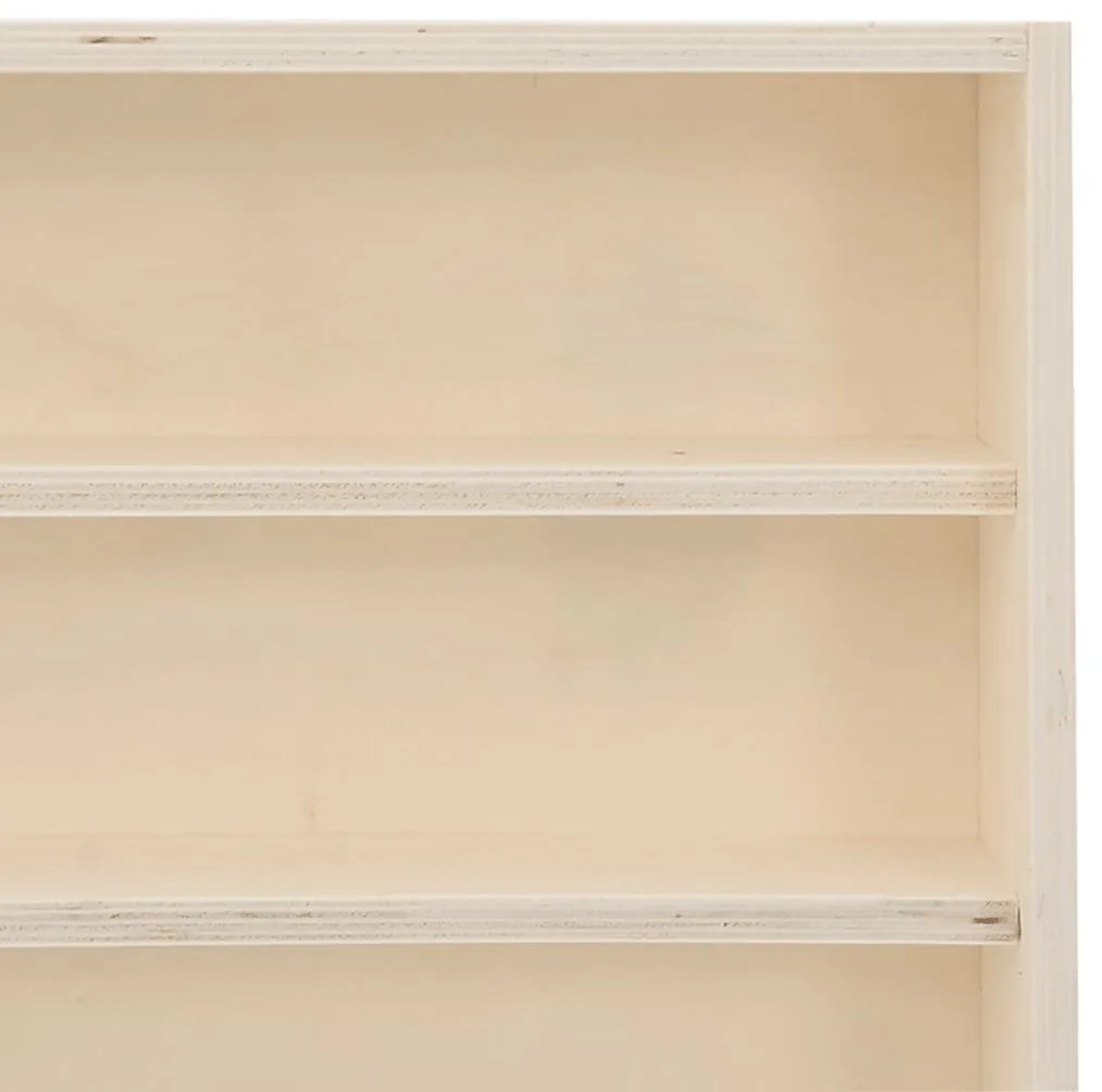 fa gyűjtő vitrin 6 polccal 40x8,5x55cm 40x8,5x55 cm