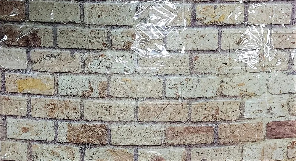 10 darab 3D ÖNTAPADÓS Falmatrica Tapéta 70 × 77 cm Natúr Tégla Dizájnnal